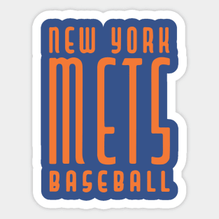 NY METS Baseball Sticker